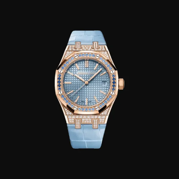 Royal Oak Rose Gold Blue Dial
