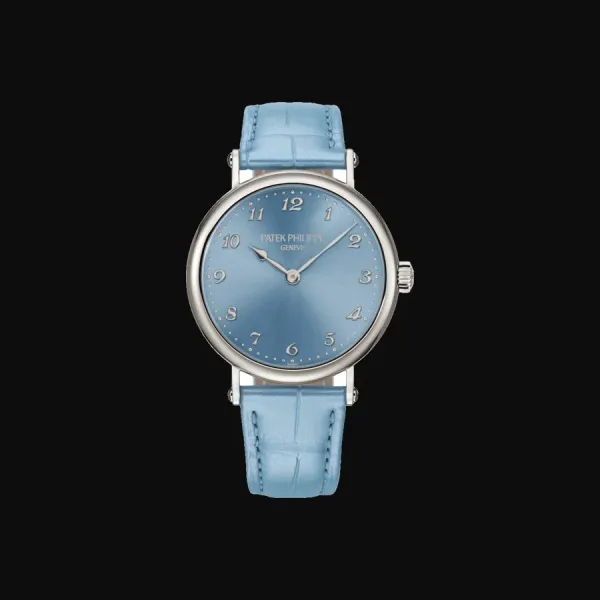 Calatrava White Gold Ice Blue Dial