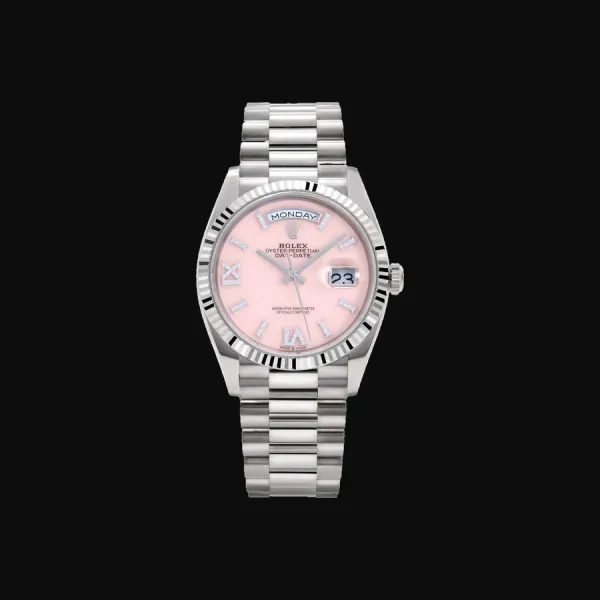 Day-Date 36 White Gold Pink Opal Dial