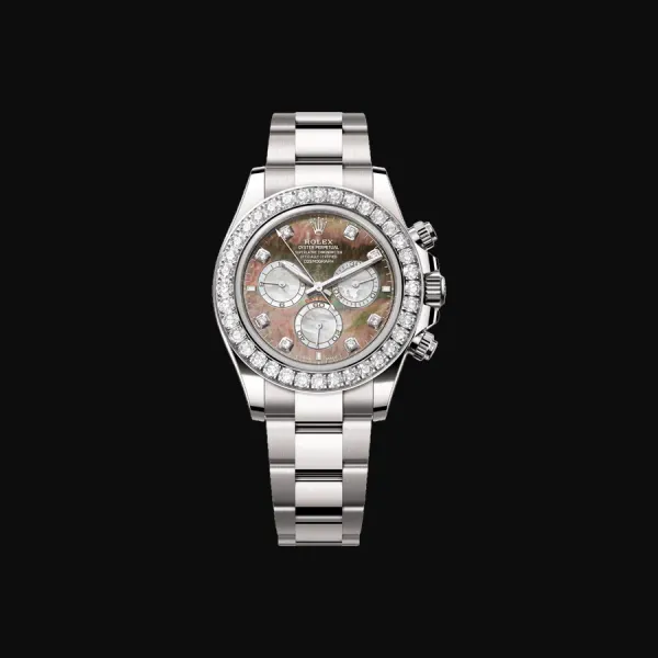Cosmograph Daytona White Gold Black Dial