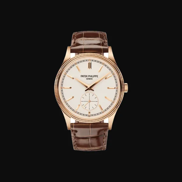 Calatrava Rose Gold Silver Dial