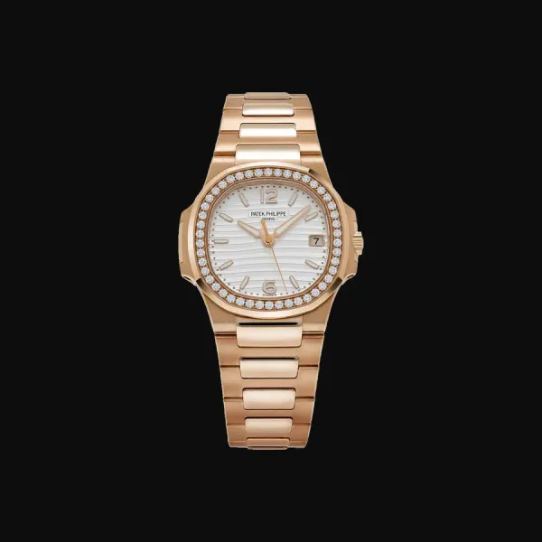 Nautilus Rose Gold Silver Dial