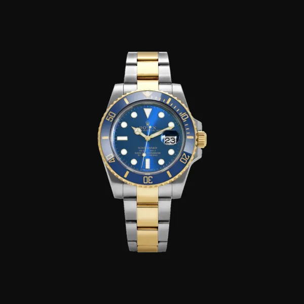 Submariner Oystersteel Yellow Gold Blue Dial