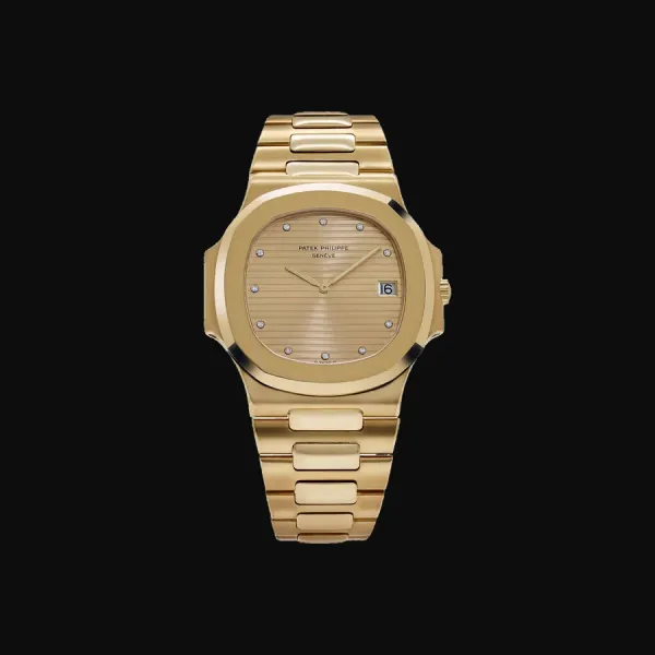 Nautilus Yellow Gold Champagne Diamond Dial