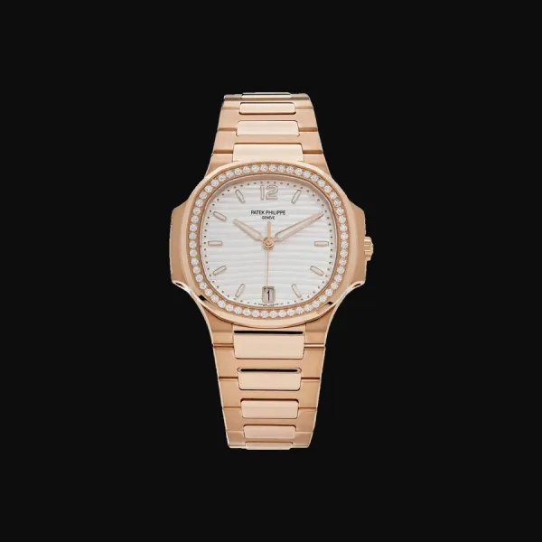 Nautilus Rose Gold Silver Dial