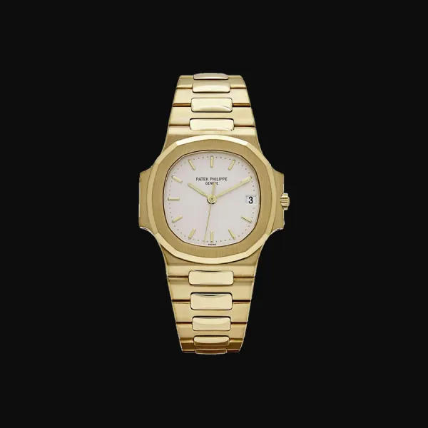 Nautilus Yellow Gold White Dial