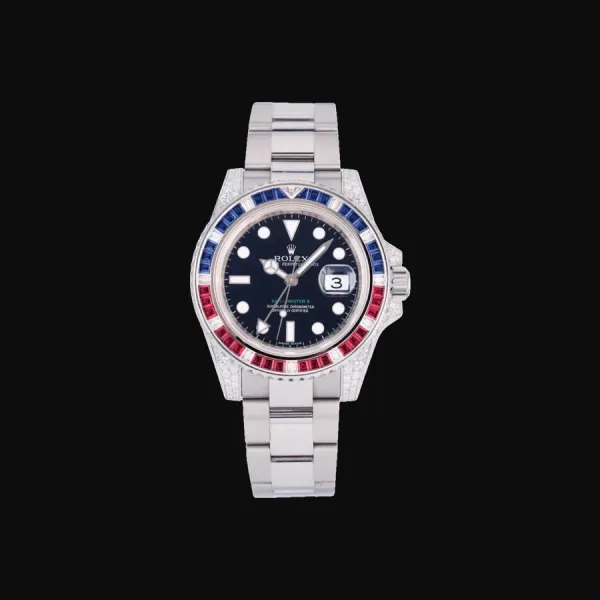 GMT-Master II White Gold Black Dial