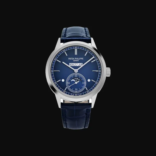 In-Line Perpetual Calendar 950 Platinum Blue Dial