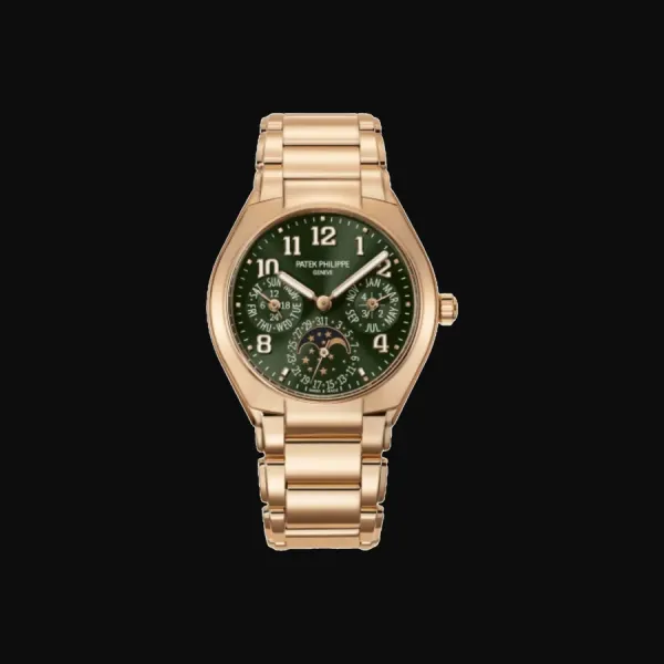 Twenty~4 Rose Gold Olive Green Dial