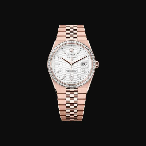 Land-Dweller Rose Gold Intense White Dial