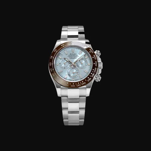 Cosmograph Daytona 950 Platinum Blue Baguette Diamond Dial