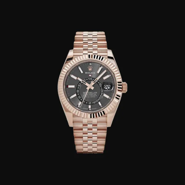 Sky-Dweller Rose Gold Slate Dial