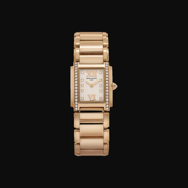 Twenty~4 Rose Gold Diamond Dial