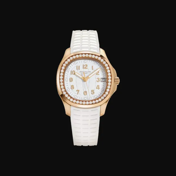 Aquanaut Luce Rose Gold White Dial