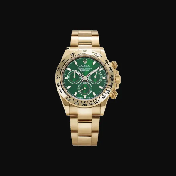 Cosmograph Daytona Yellow Gold Green Dial