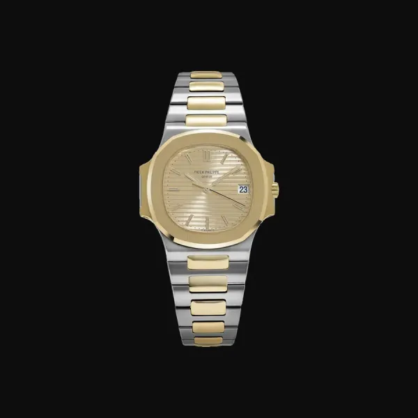 Nautilus Oystersteel Yellow Gold Champagne Dial