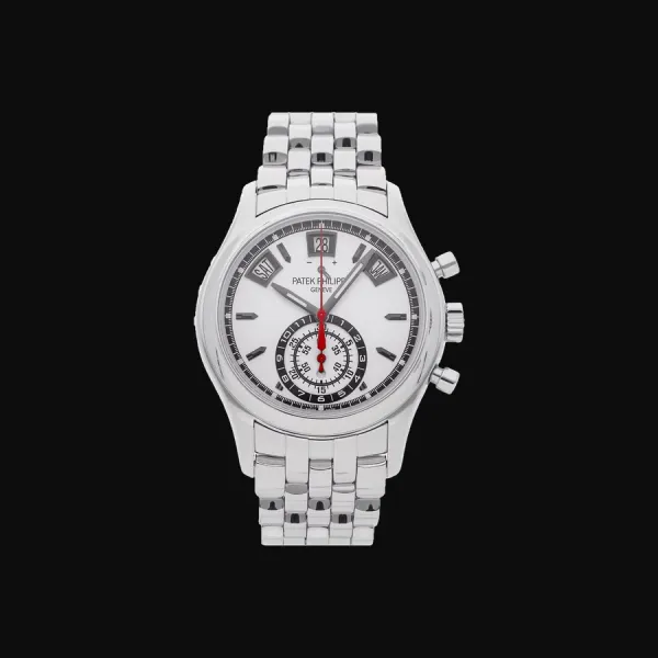 Annual Calendar Chronograph White Dial