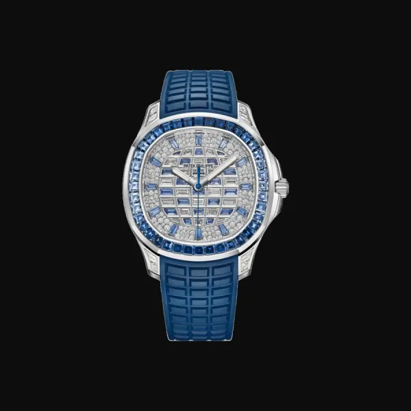 Aquanaut Luce White Gold Blue Sapphire Dial