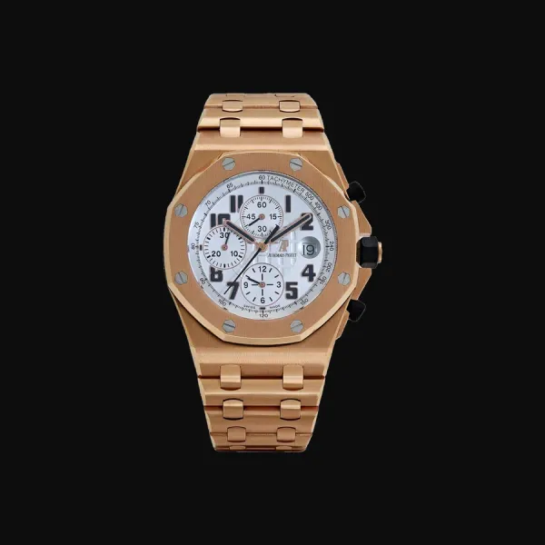 Royal Oak Offshore Rose Gold White Dial
