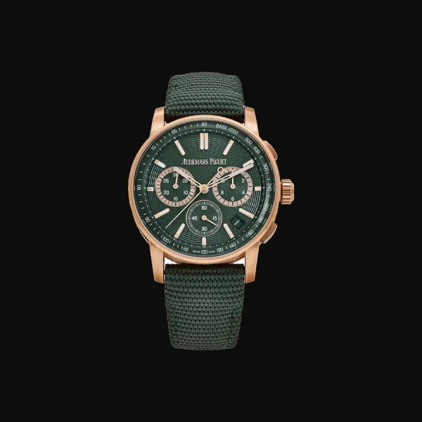 Code 11.59 Rose Gold Green Dial