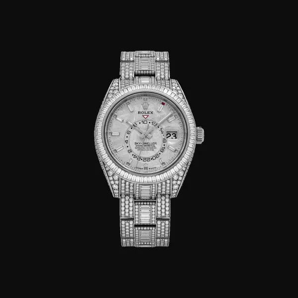Sky-Dweller White Gold Meteorite Dial