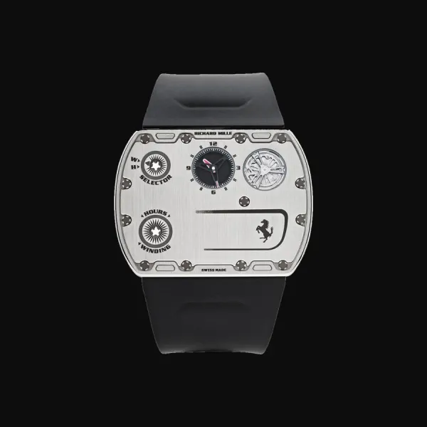 RM UP-01 Ferrari Silver Dial