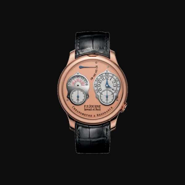 Chronomètre À Résonance Rose Gold Salmon Dial