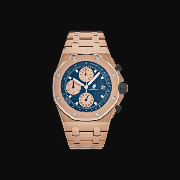 Royal Oak Offshore Rose Gold Blue Dial