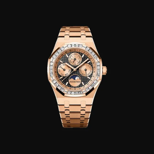 Royal Oak Rose Gold Black Dial