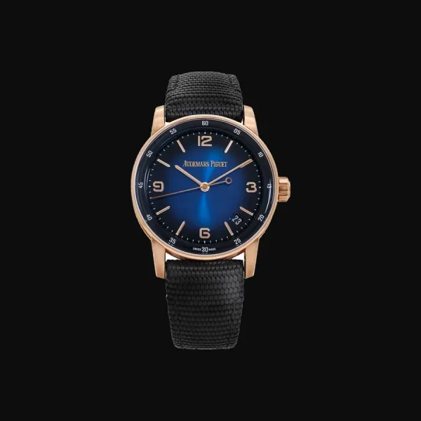 Code 11.59 Rose Gold Lacquered Blue Dial