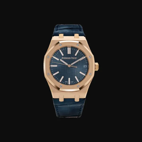 Royal Oak Rose Gold Blue Dial