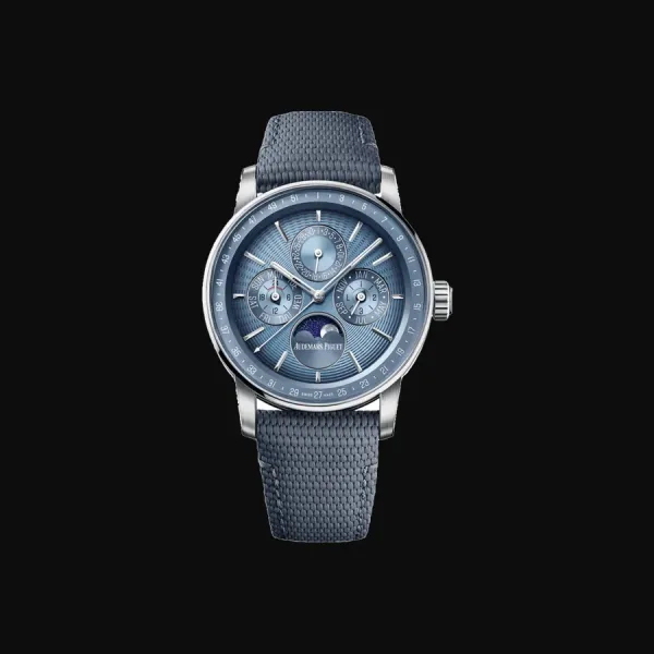 Code 11.59 White Gold Sapphire Dial