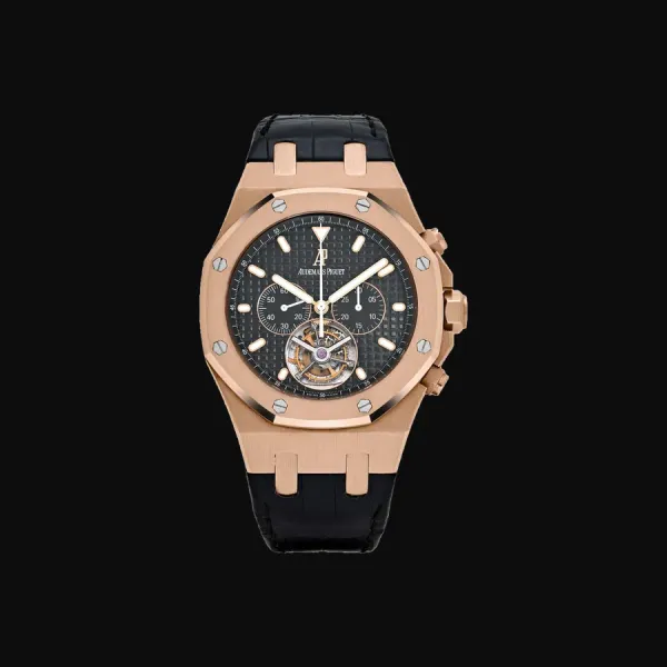 Royal Oak Rose Gold Black Dial