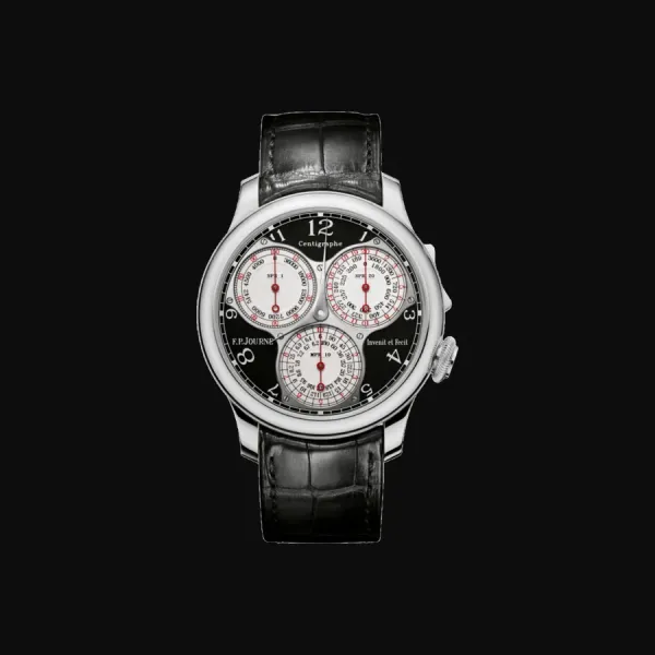 Centigraphe 950 Platinum Black Label Black Dial