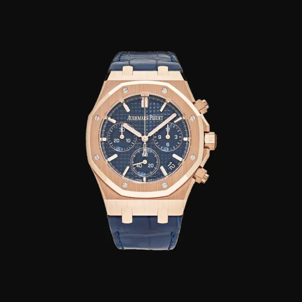 Royal Oak Rose Gold Blue Dial