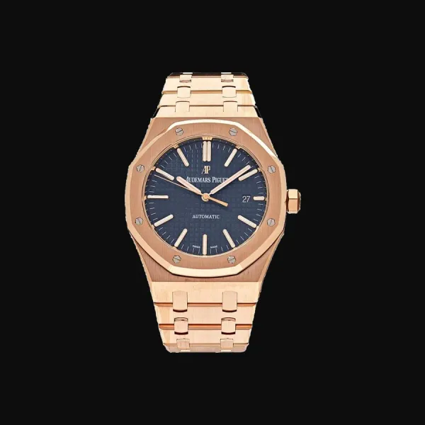 Royal Oak Rose Gold Blue Dial