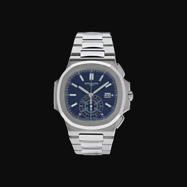 Nautilus White Gold Blue Diamond Dial