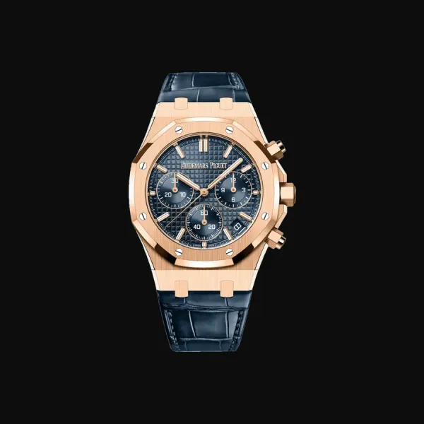 Royal Oak Rose Gold Blue Dial