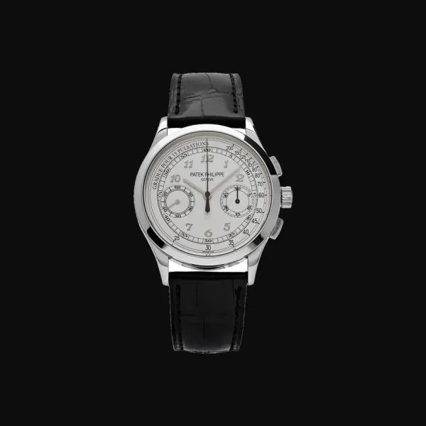 Chronograph White Dial White Gold White Dial