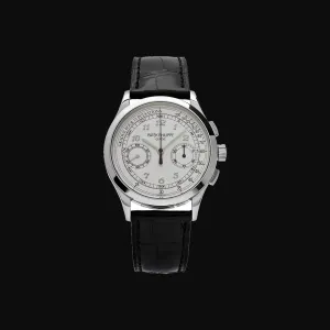 Patek Philippe Chronograph White Dial White Gold White Dial Ref. 5170G-001