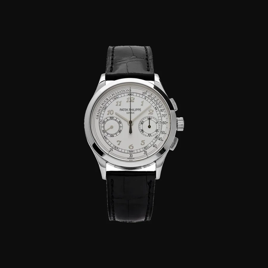 Patek Philippe Chronograph White Dial White Gold White Dial Ref. 5170G-001