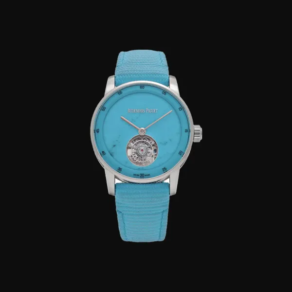 Code 11.59 White Gold Turquoise Dial