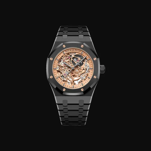 Royal Oak Black Openworked Dial