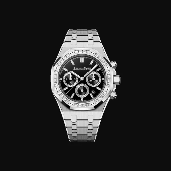 Royal Oak Chronograph White Gold Black Dial