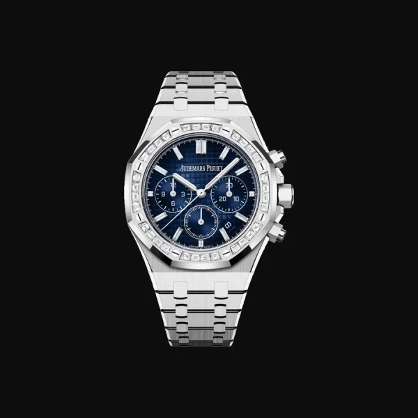Royal Oak Chronograph White Gold Blue Dial