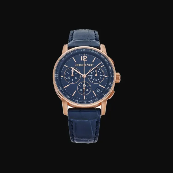 Code 11.59 Rose Gold Lacquered Blue Dial