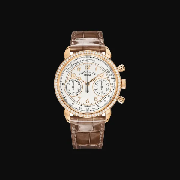 Chronograph Silver Dial Rose Gold Silver Dial