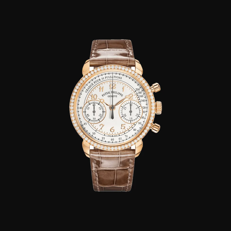Patek Philippe Chronograph Silver Dial Rose Gold Silver Dial Ref. 7150/250R-001