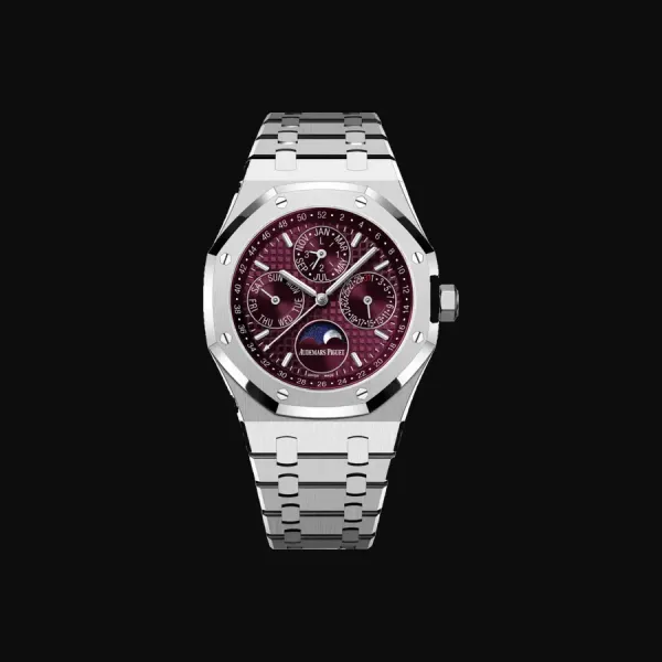 Royal Oak White Gold Burgundy Dial