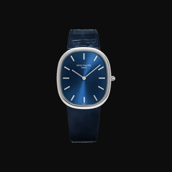 Golden Ellipse Blue Dial